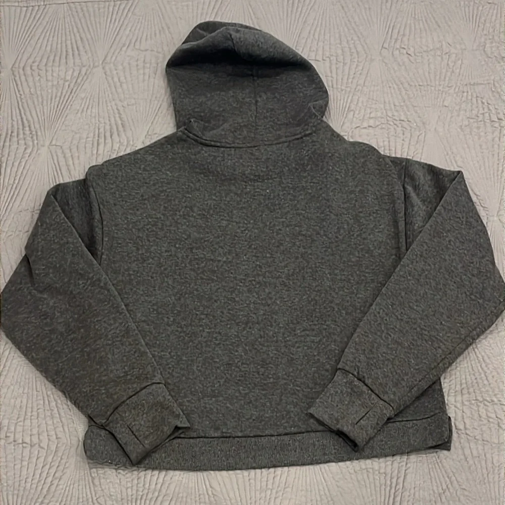 Bebe Women’s Gray Hoodie with Sequins Bebe Logo